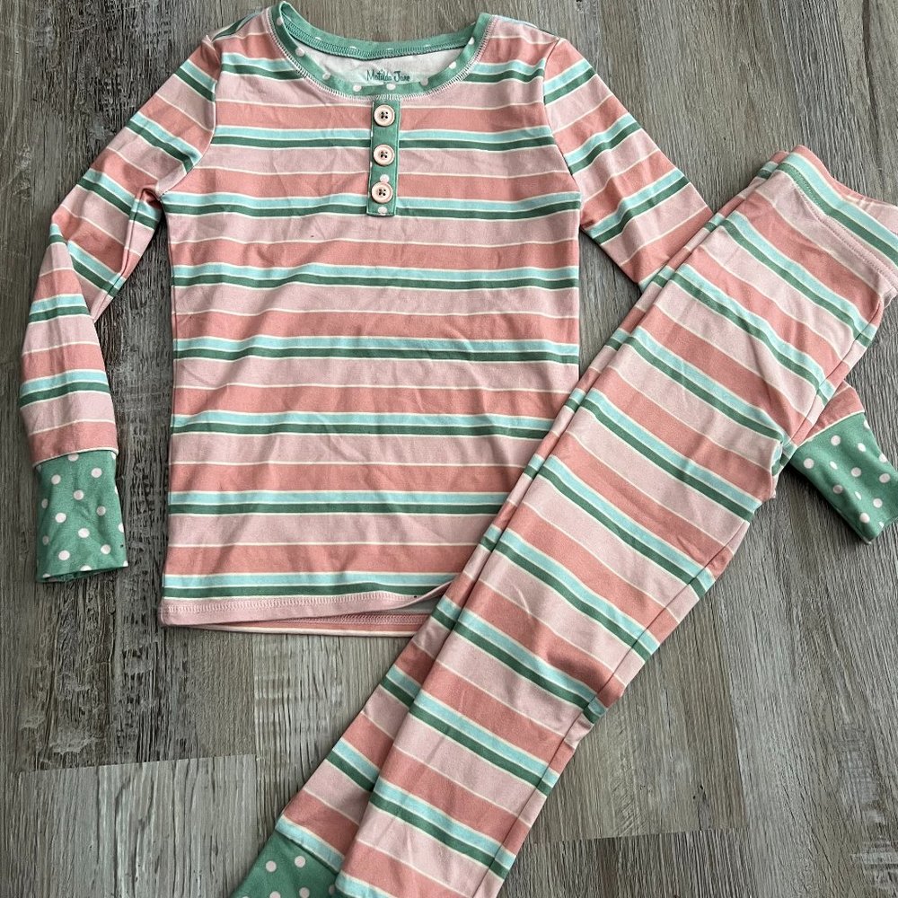 Matilda Jane Super Soft Girls Pajamas Size 6